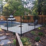 Permanent Iron Pool Fence