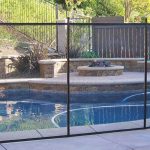 Removable Mesh Pool Fence