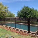 Mesh Pool Fence Installation
