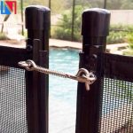 Mesh Pool Fence Gate Safety Latch